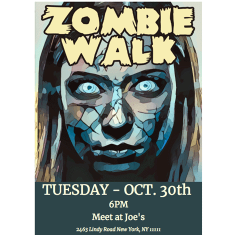 Halloween Zombie Walk Event